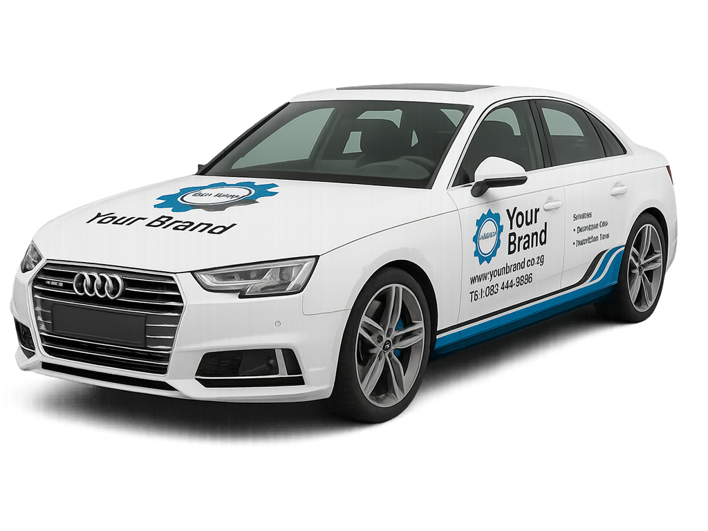 White Audi 2019 1024x768 PNG Image